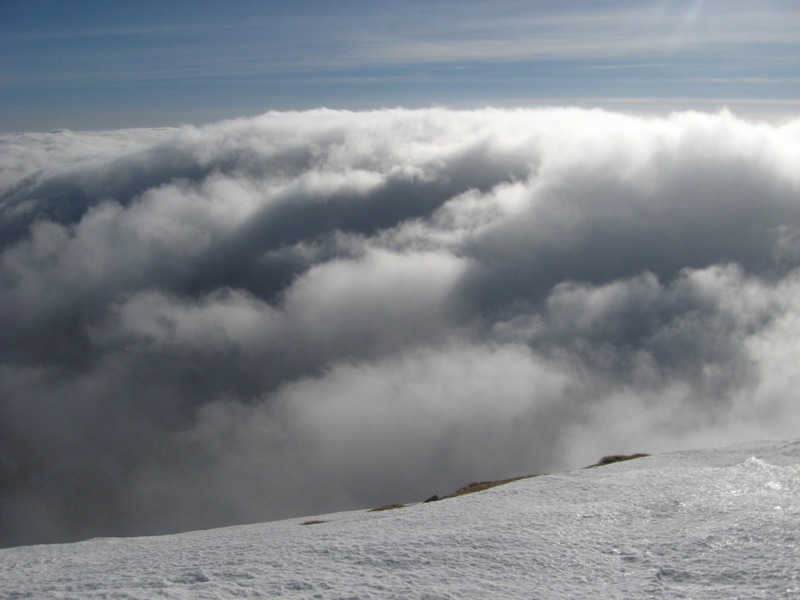 Cloud inversion on Sgurr nan Conbhairean