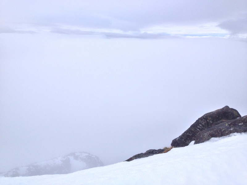 Cloud sea looking towards the Cuillin ridge from Blaven Cloud sea looking towards the Cuillin ridge from Blaven