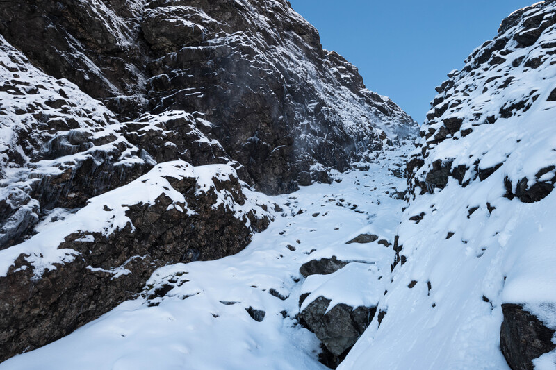 In Great Gully, Blaven