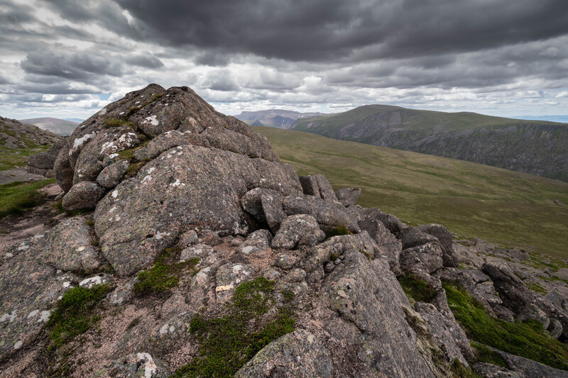 Looking to Cairngorm from Bynack Mor