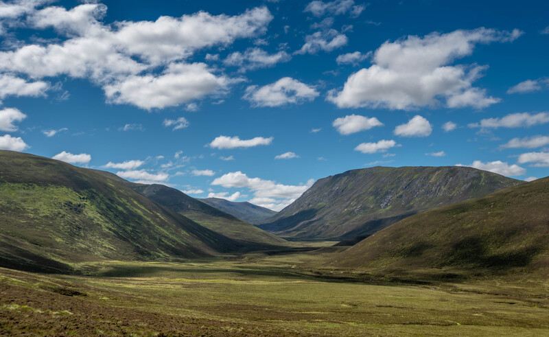 Looking up Strath Nethy from near Bynack Stable