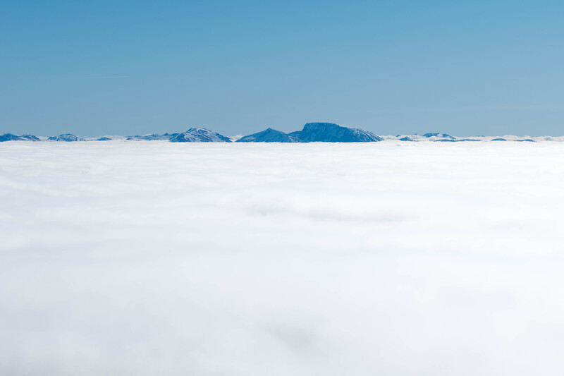 Ben Nevis and Carn Mor Dearg from Sgurr nan Conbhairean