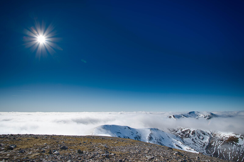 Cloud inversion on Sgurr nan Conbhairean