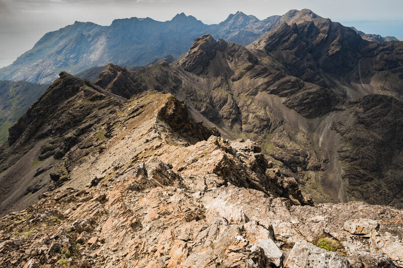 The Cuillin ridge from Bruach na Frithe