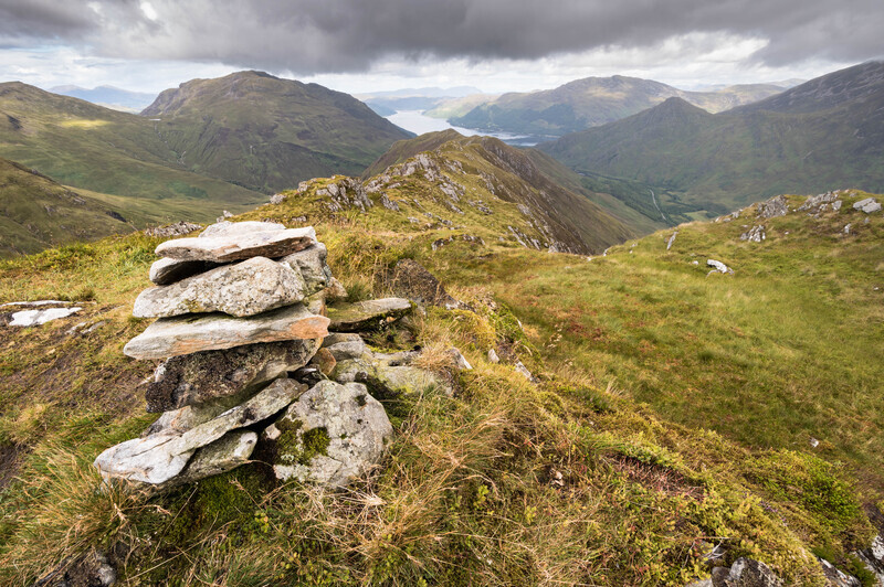 Loch Duich from the summit of Biod an Fhithich
