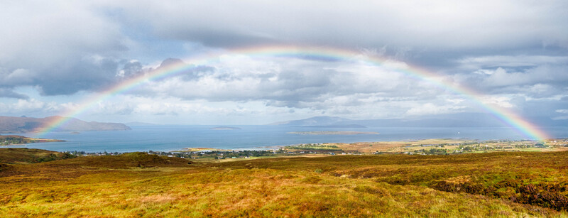 Rainbow over Broadford Bay