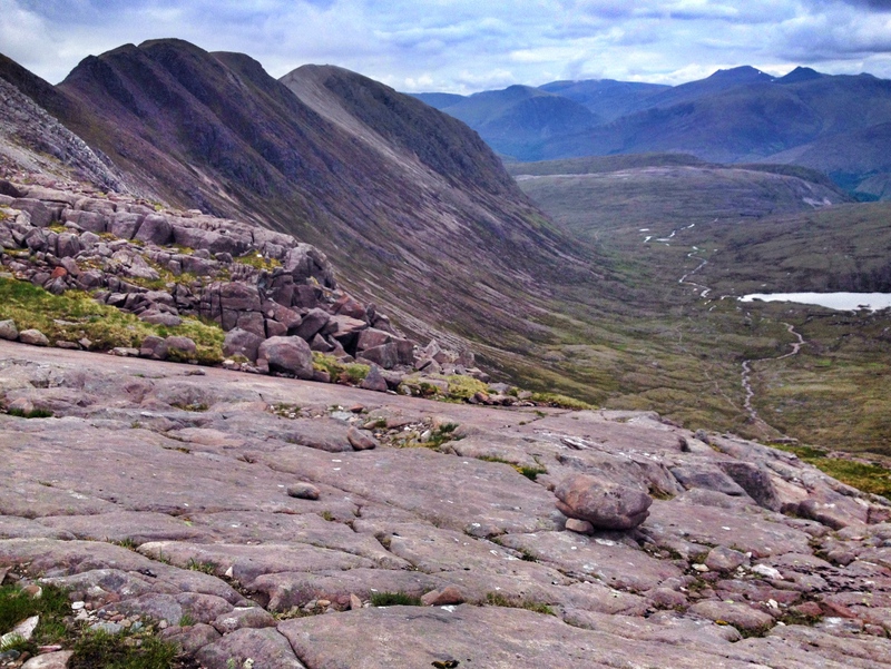 Looking down Coire Lair from Beinn Liath Mhor