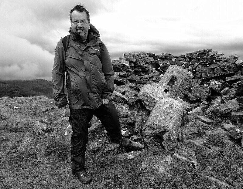 Andy on his final Munro