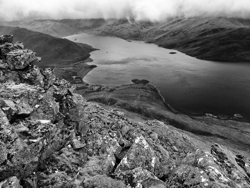 Loch Hourn and Arnisdale from Beinn Sgritheall